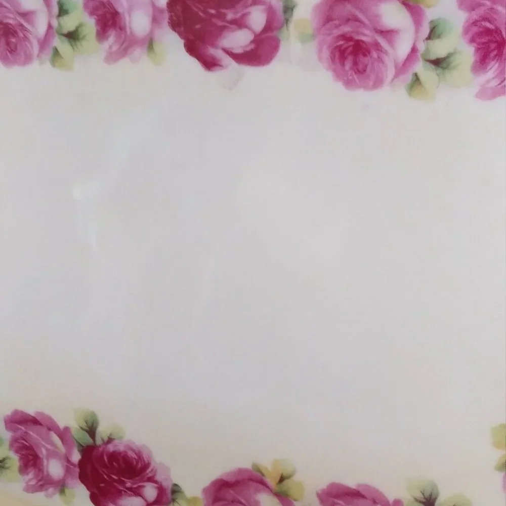Porcelain Prussian Rose Tray - Picture 6 of 12